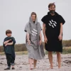 Sale Watery badeponcho til voksne - Bomuld - Grå