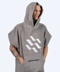 Sale Watery badeponcho til voksne - Bomuld - Grå