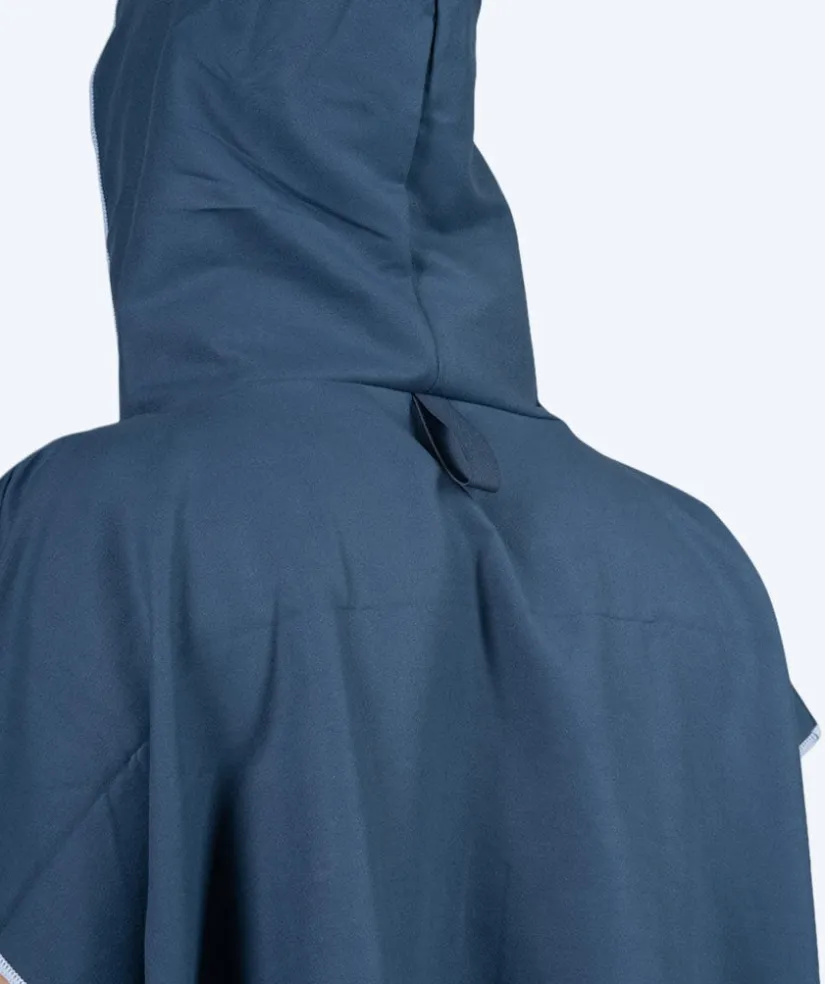 Watery badeponcho til voksne - Microfiber - Mørkeblå