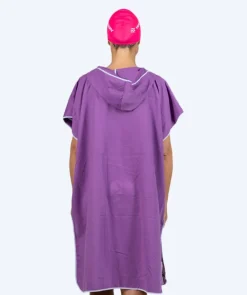 Hot Watery badeponcho til voksne - Microfiber - Lilla