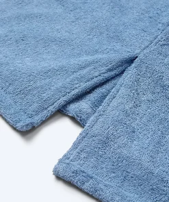 New Watery badeponcho til voksne - Bomuld - Atlantic Blue