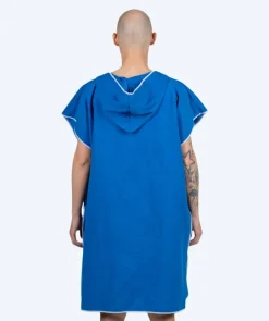 Online Watery badeponcho til voksne - Microfiber - Royal Blue