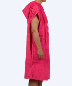 New Watery badeponcho til voksne - Bomuld - Pink