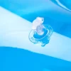 Watery badering - Teal Neon - Lyseblå