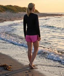 Hot Watery badeshorts til damer - Aiko - Pink/mørkerød