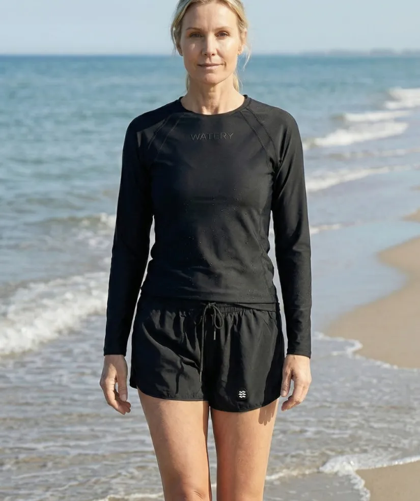 Online Watery badeshorts til damer - Remington - Sort