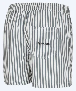 Hot Watery badeshorts til mænd - Lagoon Eco - Hvid/grå