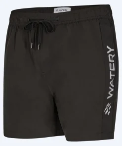 Hot Watery badeshorts til mænd - Signature Eco - Sort