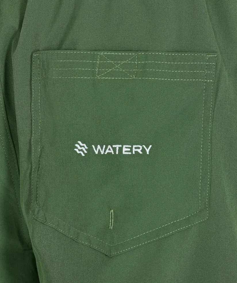 Online Watery badeshorts til mænd - Signature Eco - Dust Green