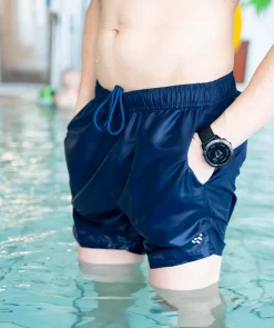 Online Watery badeshorts til mænd - Waverly - Mørkeblå