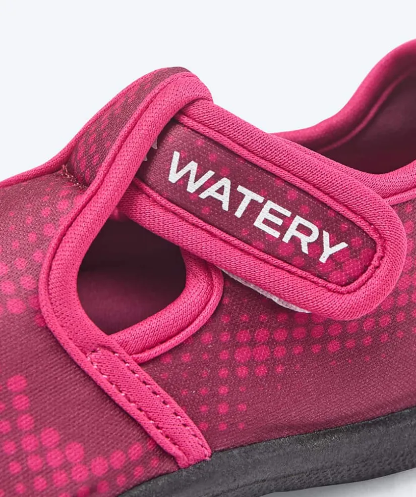 Online Watery badesko til børn - Dawn - Pink