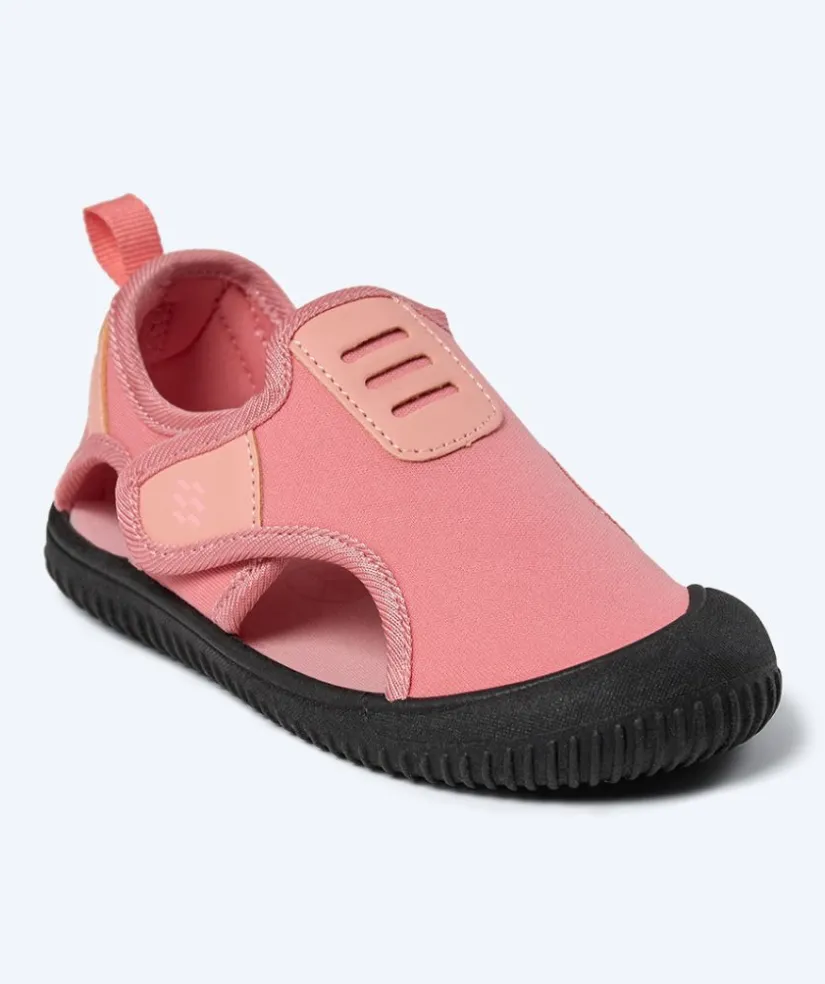 Clearance Watery badesko til børn - Lighthouse - Lyserød/sort