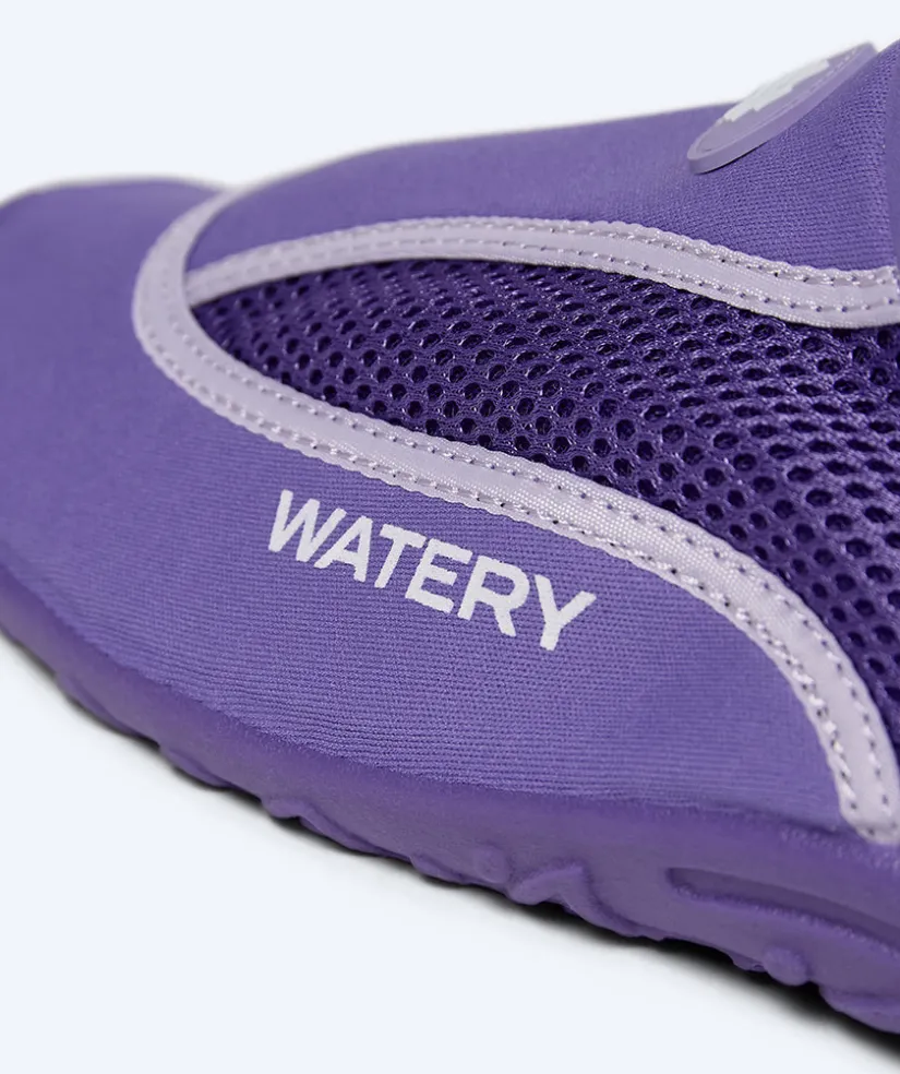 Clearance Watery badesko til voksne - Crab - Lilla