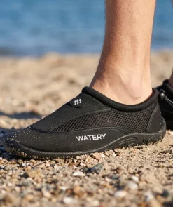 Clearance Watery badesko til voksne - Crab - Sort