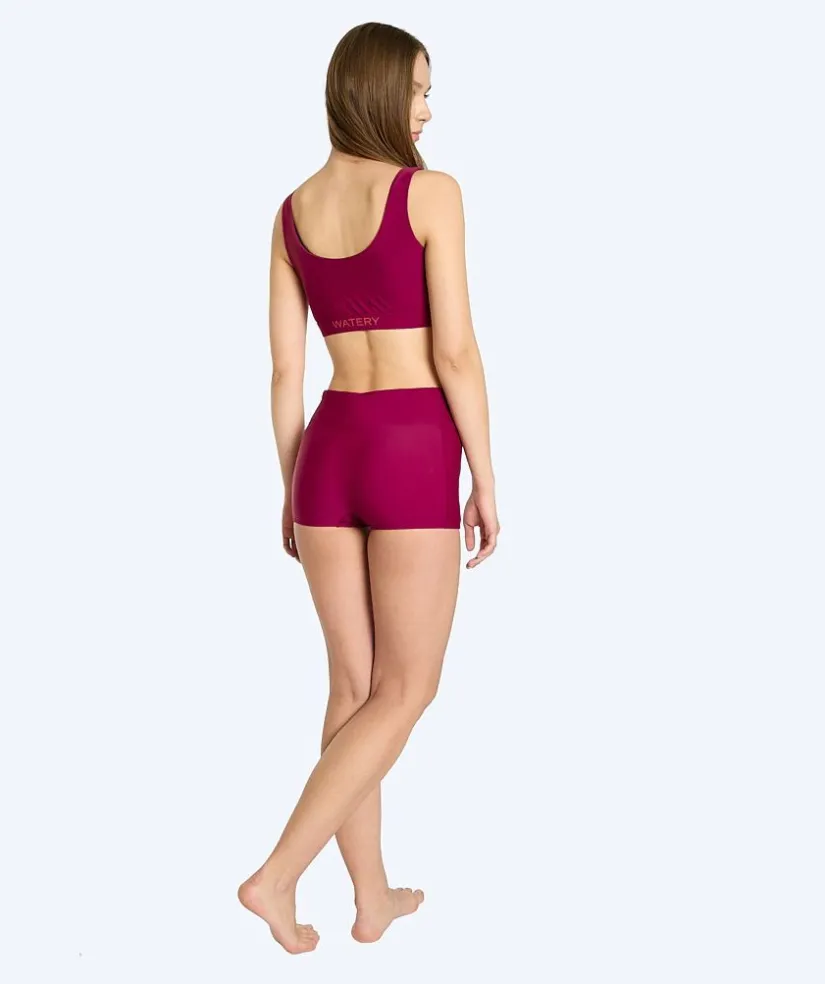 Outlet Watery bikini top til kvinder - Remington - Mørkerød