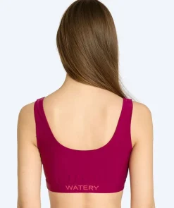 Outlet Watery bikini top til kvinder - Remington - Mørkerød
