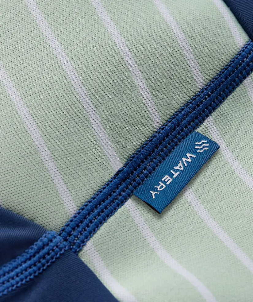 Discount Watery blebadebukser til børn - Neoprene Swim Nappy - Nordic Green Stripes