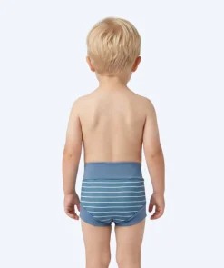 Discount Watery blebadebukser til børn - Neoprene Swim Nappy - Nordic Blue Stripes