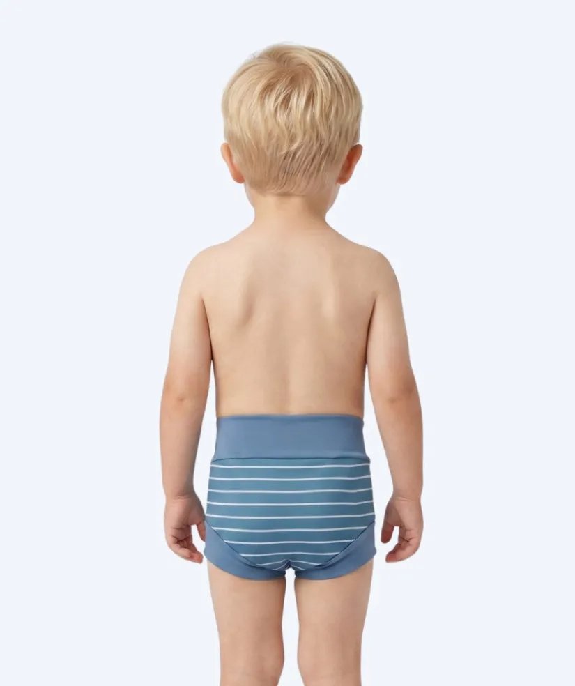 Discount Watery blebadebukser til børn - Neoprene Swim Nappy - Nordic Blue Stripes
