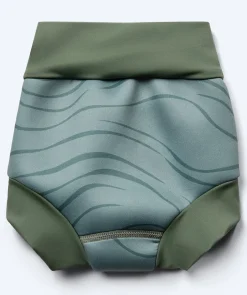 Sale Watery blebadebukser til børn - Neoprene Swim Nappy - Fjord Green