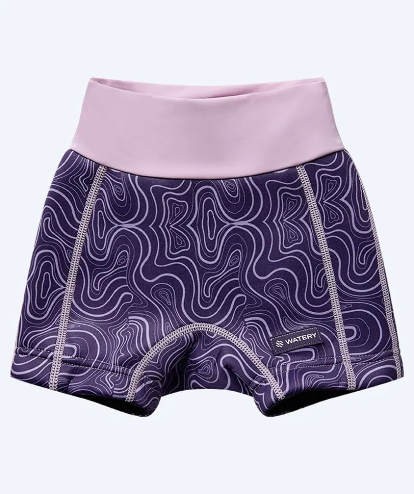 Best Watery blebadebukser til børn - Thetis Youngster - Pink/lilla