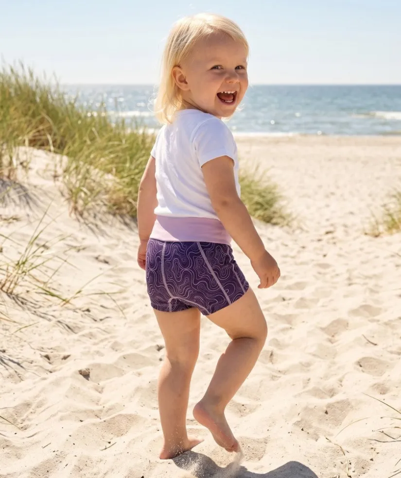 Best Watery blebadebukser til børn - Thetis Youngster - Pink/lilla