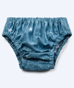 Watery blebadebukser til børn - Foss Lining Nappy - Atlantic Blue