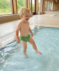 Hot Watery blebadebukser til børn - Foss Lining Nappy - Atlantic Green