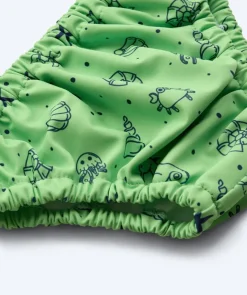 Hot Watery blebadebukser til børn - Foss Lining Nappy - Atlantic Green