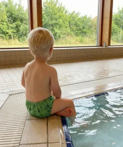 Hot Watery blebadebukser til børn - Foss Lining Nappy - Atlantic Green