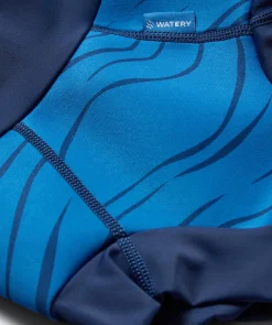 Discount Watery blebadebukser til børn - Neoprene Swim Nappy - Fjord Blue