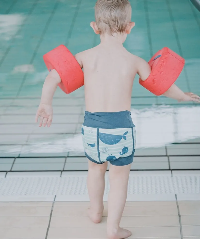 Best Watery blebadebukser til børn - Neoprene Swim Nappy - Atlantic Purple