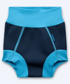 Sale Watery blebadebukser til børn - Neoprene Swim Nappy - Atlantic Blue