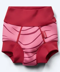 Discount Watery blebadebukser til børn - Neoprene Swim Nappy - Fjord Red