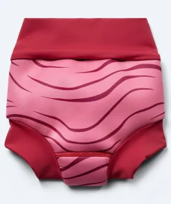 Discount Watery blebadebukser til børn - Neoprene Swim Nappy - Fjord Red
