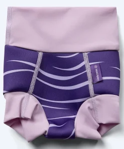 Watery blebadebukser til børn - Neoprene Swim Nappy - Fjord Purple