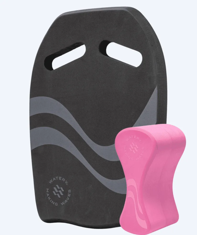 New Watery bundle med pullbuoy og svømmeplade - Heat