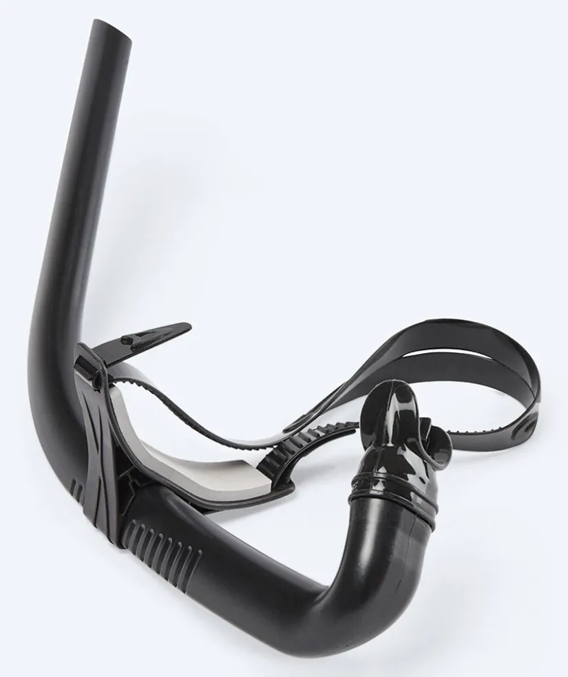 Discount Watery centersnorkel til junior (10-16) - Hydrolite - Sort