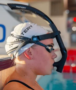 Discount Watery centersnorkel til svømning - Phoenix Elite - Sort