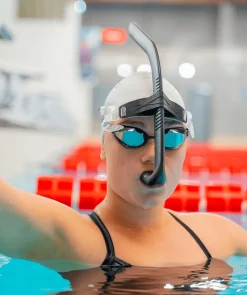 Online Watery centersnorkel til voksne (fra 16 år) - Hydrolite - Sort