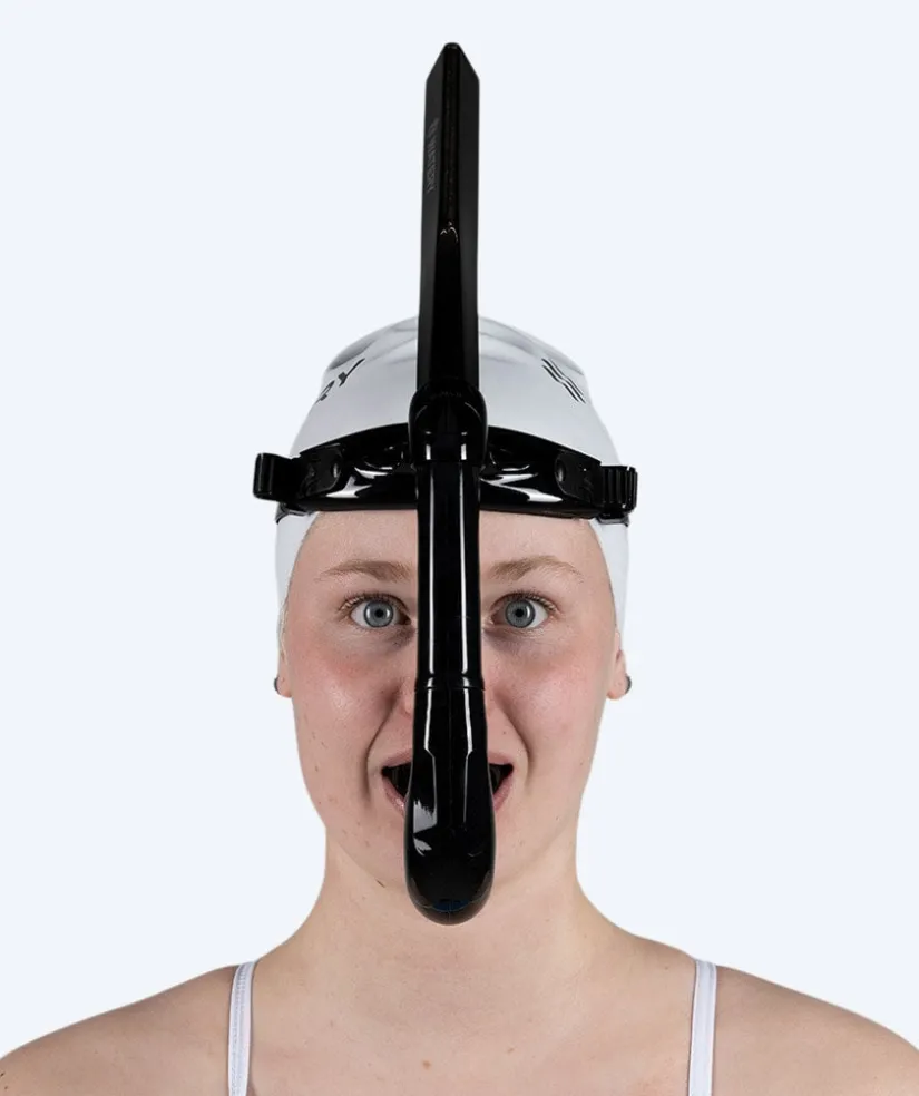 New Watery centersnorkel - Ultralight - Sort