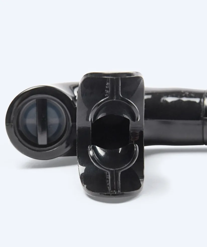 New Watery centersnorkel - Ultralight - Sort