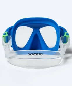 Hot Watery Combo snorkelsæt til børn (4-10) - Tropical - Blå/grøn