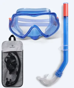 Online Watery Combo snorkelsæt til børn (4-10) - Winslet - Blå