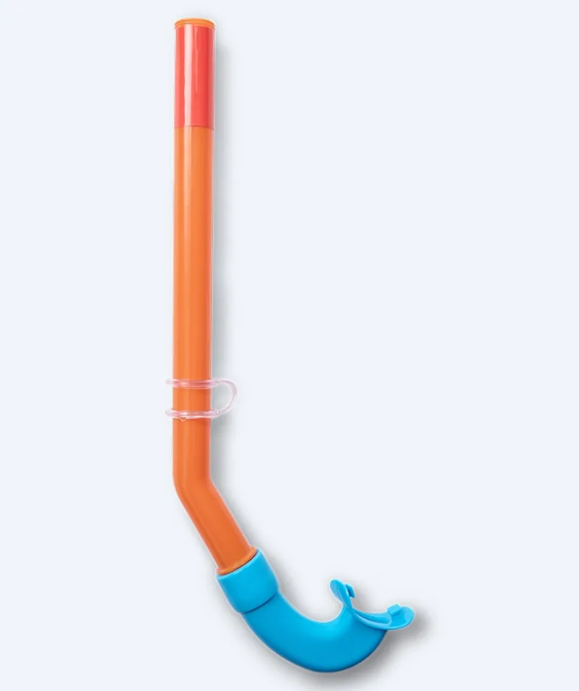 Online Watery Combo snorkelsæt til børn (4-10) - Pulina - Blå/orange