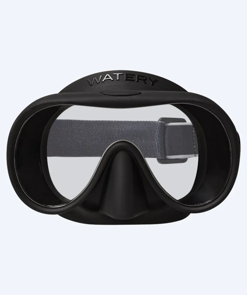 Clearance Watery Combo snorkelsæt til børn (4-10) - Alton - Sort