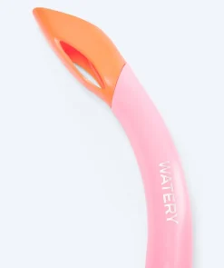 Online Watery Combo snorkelsæt til børn - Triton Semi-dry - Lyserød