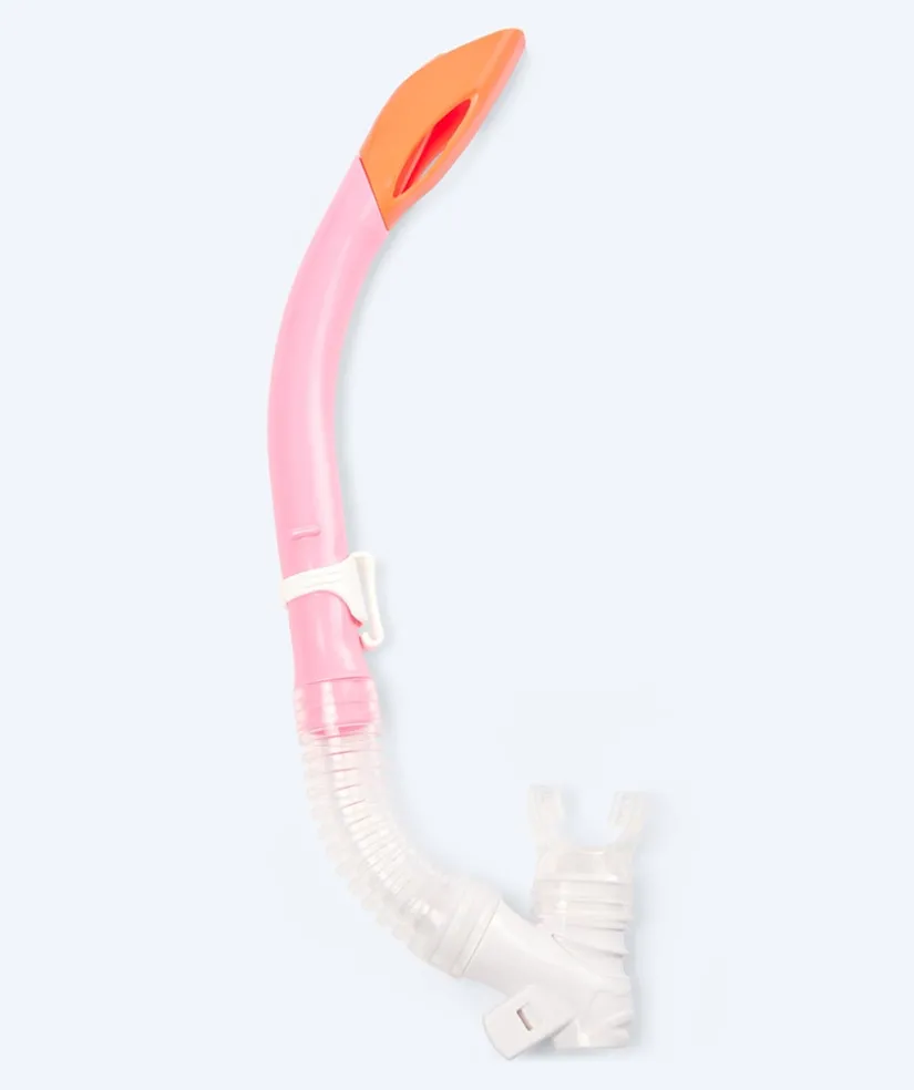 Online Watery Combo snorkelsæt til børn - Triton Semi-dry - Lyserød