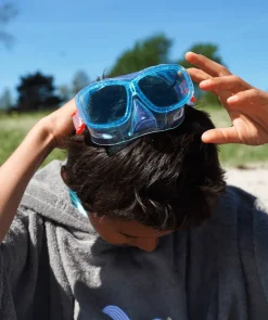 Online Watery Combo snorkelsæt til børn (4-10) - Wyre - Hvid/blå