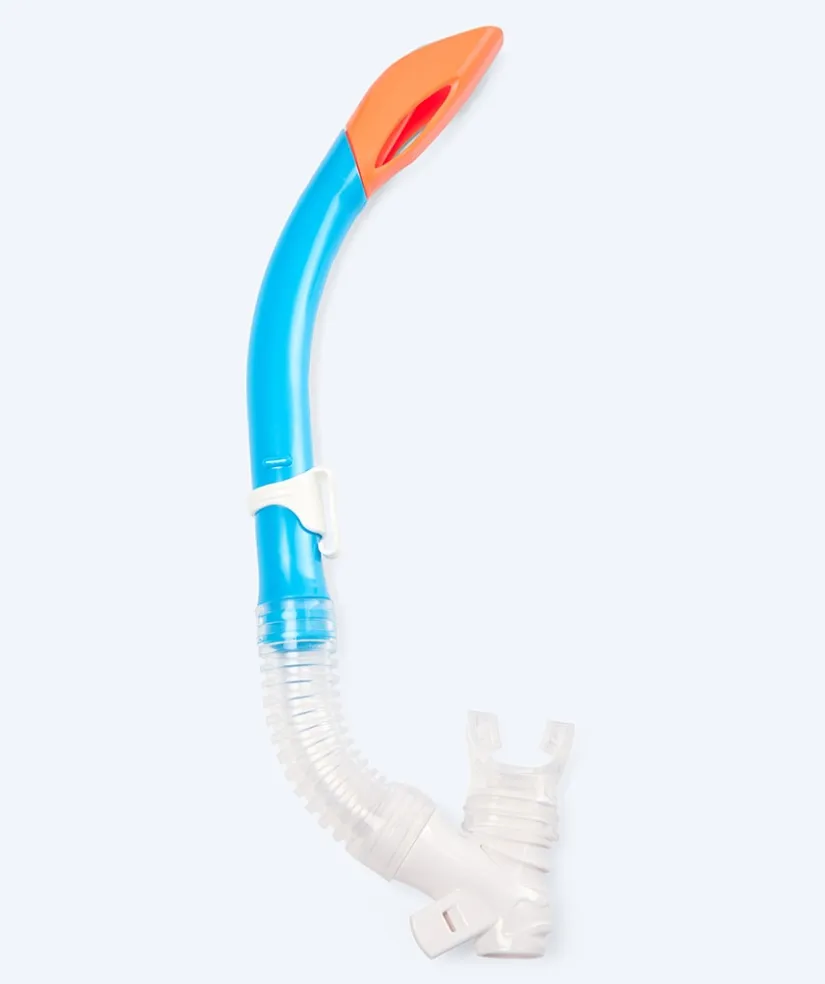 Online Watery Combo snorkelsæt til børn - Triton Semi-dry - Lyseblå